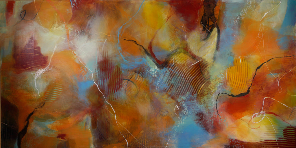 Forest of Forgetting - Mandy-Bankson - colorful contemporary abstract paintings and archival prints