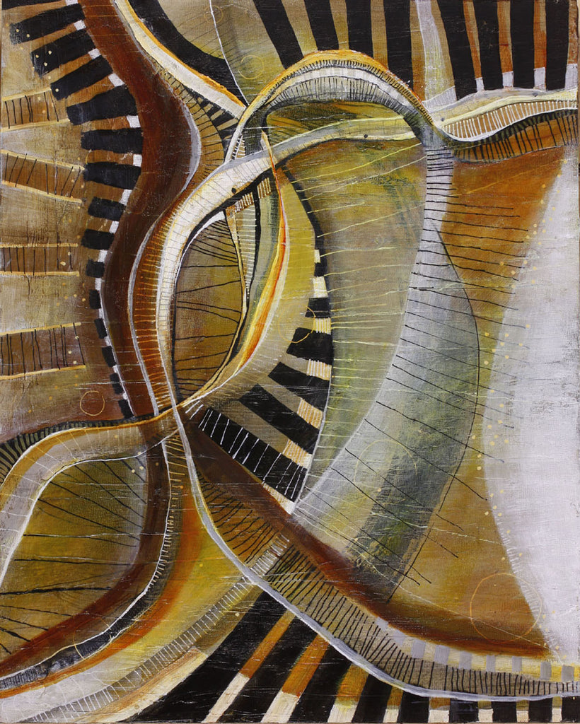 Keys of Life - Mandy-Bankson - colorful contemporary abstract paintings and archival prints