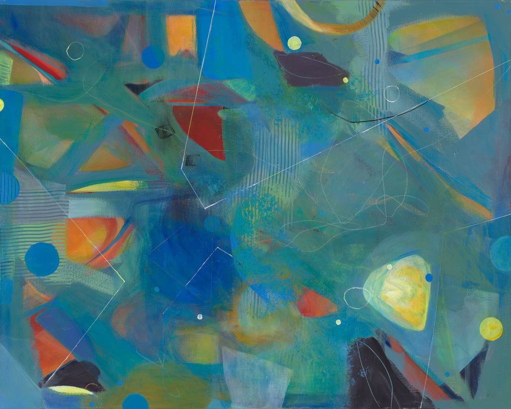 Pentimento - Mandy-Bankson - colorful contemporary abstract paintings and archival prints