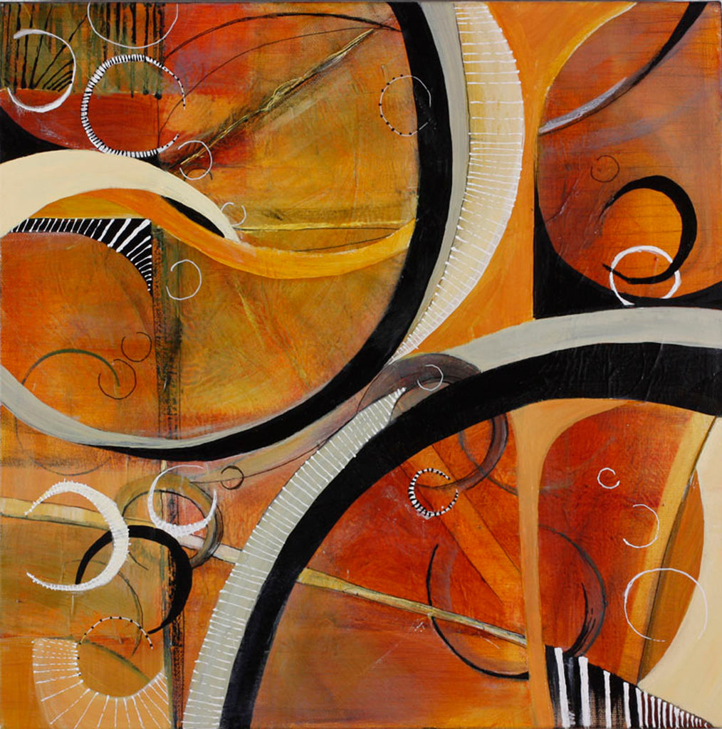 Turning - Mandy-Bankson - colorful contemporary abstract paintings and archival prints